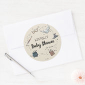 Harry Potter Baby shower Ronde Sticker (Envelop)