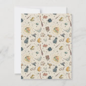 HARRY POTTER™ Baby Shower Tijdcapsule Briefje Notitiekaartje (Achterkant)