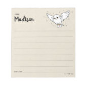 HARRY POTTER™ Baby shower Tijdcapsule Opmerking Notitieblok (Voorkant)