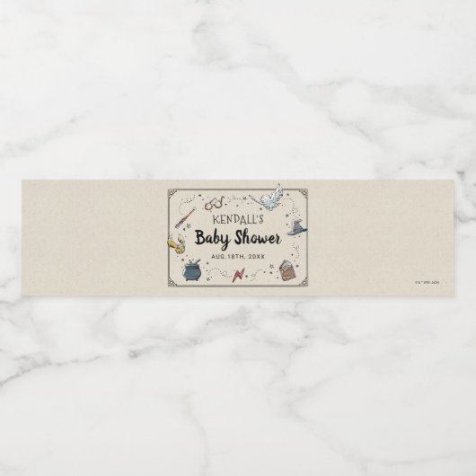 HARRY POTTER™-Baby shower Waterfles Etiket (Enkel label)
