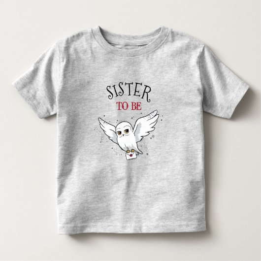 Harry Potter Baby Shower | Zuster in wording Kinder Shirts (Voorkant)