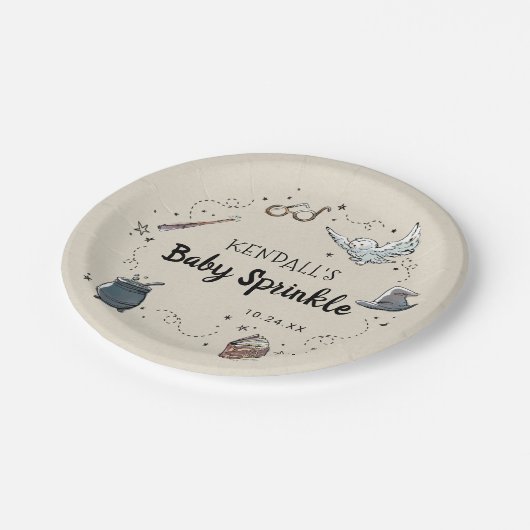 Harry Potter Baby Sprinkle Papieren Bordje (Gekanteld)