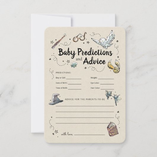 Harry Potter - Baby Voorspellingen & Advies Kaart (Voorkant)