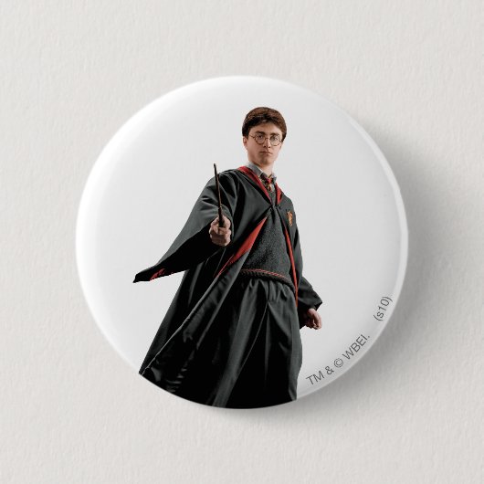 Harry Potter bij de Klaar Ronde Button 5,7 Cm (Voorkant)
