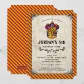 Harry Potter Birthday | Gryffindor Kaart (Voorkant / Achterkant)