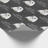 Harry Potter Birthday | Hedwig Chalkboard Cadeaupapier (Hoek)