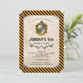 Harry Potter Birthday | Hufflepuff Kaart (Staand voorkant)