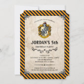 Harry Potter Birthday | Hufflepuff Kaart (Voorkant)