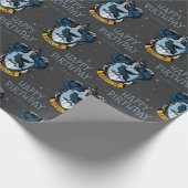 Harry Potter Birthday | Ravenclaw Chalkboard Cadeaupapier (Hoek)