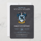 Harry Potter Birthday | Ravenclaw Chalkboard Kaart (Voorkant)