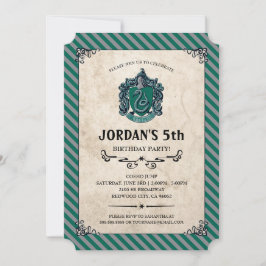 Harry Potter Birthday | Slytherin Kaart