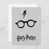 Harry Potter | Bliksem en bril Briefkaart (Voorkant / Achterkant)