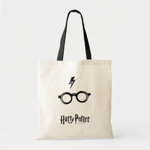 Harry Potter Bliksemlitteken en Bril Tote Bag
