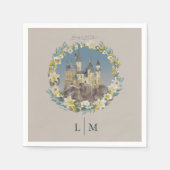Harry Potter | Bloemstuk Hogwarts Kasteelhochzeit Servet (Voorkant)