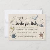 Harry Potter - Boeken voor Baby Uitnodiging (Voorkant)