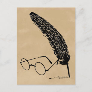 Harry Potter   Bril en ganzenveer Briefkaart