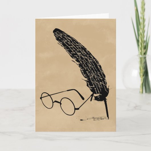 Harry Potter | Bril en ganzenveer Kaart (Voorkant)