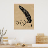 Harry Potter | Bril en ganzenveer Poster (Keuken)