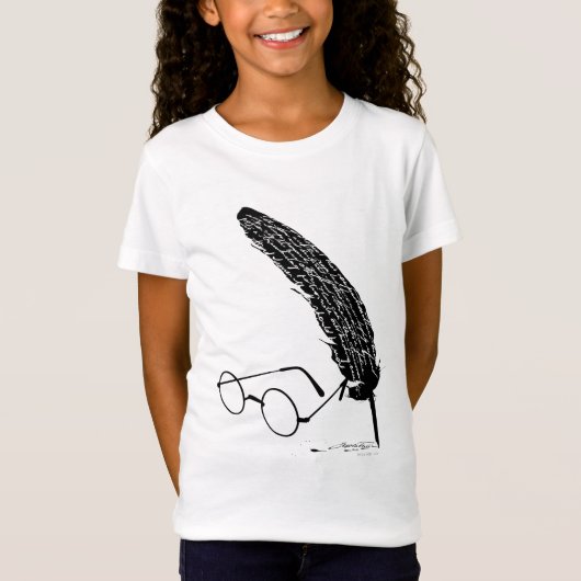 Harry Potter | Bril en ganzenveer T-shirt (Voorkant)