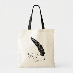 Harry Potter Bril en ganzenveer Tote Bag
