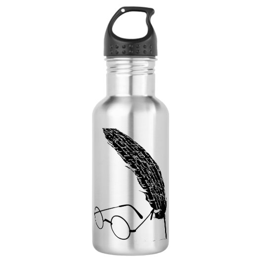 Harry Potter | Bril en ganzenveer Waterfles (Voorkant)