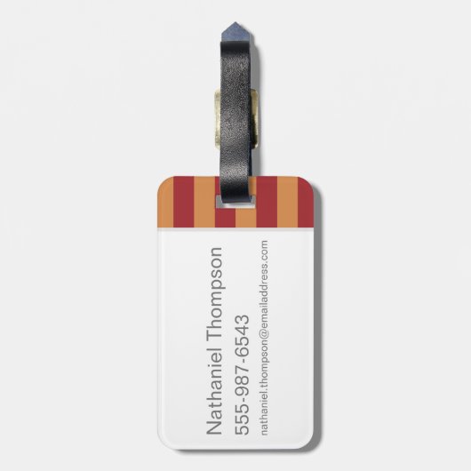 Harry Potter Cartoon Character Art Bagagelabel (Achterkant verticaal)