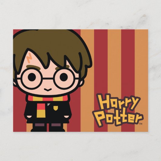 Harry Potter Cartoon Character Art Briefkaart (Voorkant)