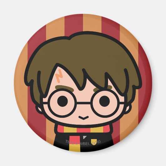 Harry Potter Cartoon Character Art Magneet (Voorkant)