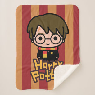 Harry Potter Cartoon Character Art Sherpa Deken