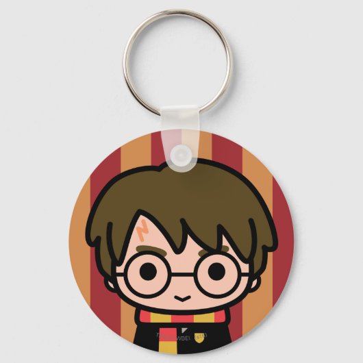 Harry Potter Cartoon Character Art Sleutelhanger (Voorkant)