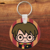 Harry Potter Cartoon Character Art Sleutelhanger (Voorkant)