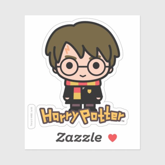 Harry Potter Cartoon Character Art Sticker (Vel)