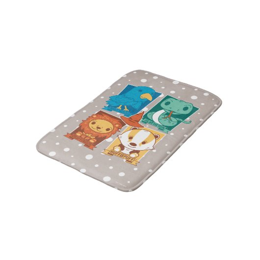 HARRY POTTER™ | CARTOON HOGWARTS™ HUISS BADMAT (Gekanteld)