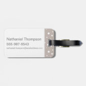 HARRY POTTER™ | CARTOON HOGWARTS™ HUISS BAGAGELABEL (Achterkant horizontaal)