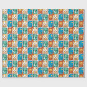 HARRY POTTER™ | CARTOON HOGWARTS™ HUISS CADEAUPAPIER (Vlak)