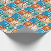 HARRY POTTER™ | CARTOON HOGWARTS™ HUISS CADEAUPAPIER (Hoek)