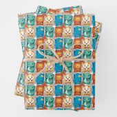 HARRY POTTER™ | CARTOON HOGWARTS™ HUISS INPAKPAPIER VEL (In situ)