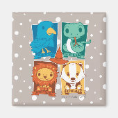 HARRY POTTER™ | CARTOON HOGWARTS™ HUISS MAGNEET (Voorkant)