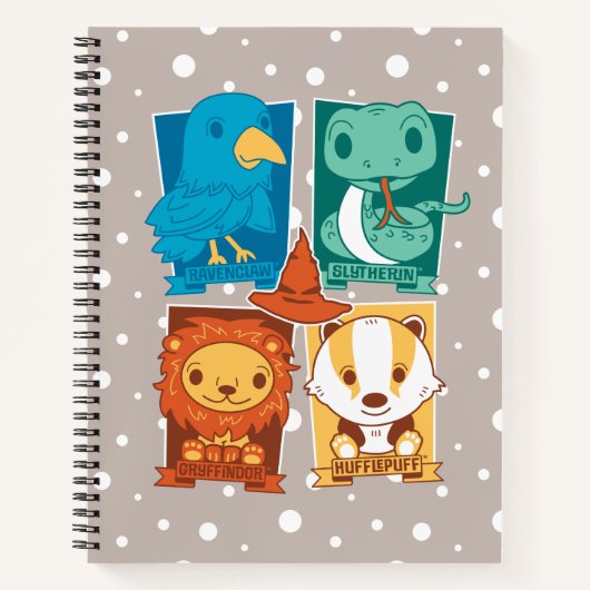 HARRY POTTER™ | CARTOON HOGWARTS™ HUISS NOTITIEBOEK (Voorkant)