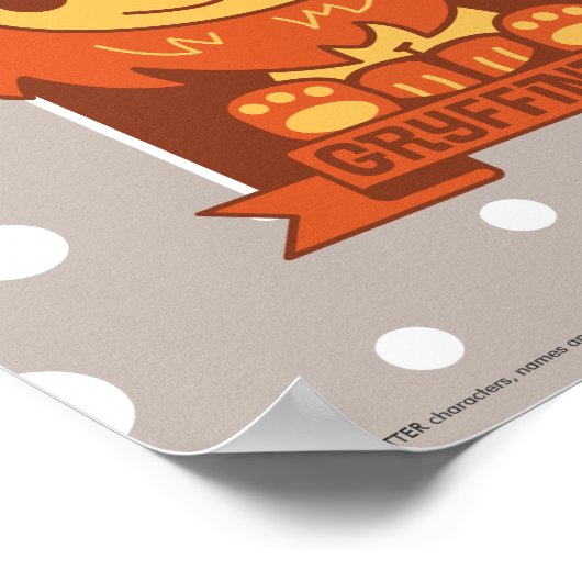 HARRY POTTER™ | CARTOON HOGWARTS™ HUISS POSTER (Hoek)