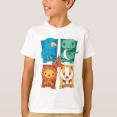HARRY POTTER™ | CARTOON HOGWARTS™ HUISS T-SHIRT (Voorkant)