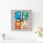 HARRY POTTER™ | CARTOON HOGWARTS™ HUISS VIERKANTE KLOK (Huis)