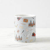 Harry Potter Cartoon Hogwarts Patroon Koffiemok (Center)