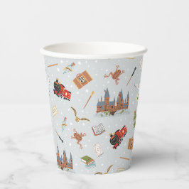 Harry Potter Cartoon Hogwarts Patroon Papieren Bekers
