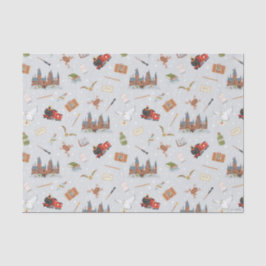 Harry Potter Cartoon Hogwarts Patroon Tissuepapier