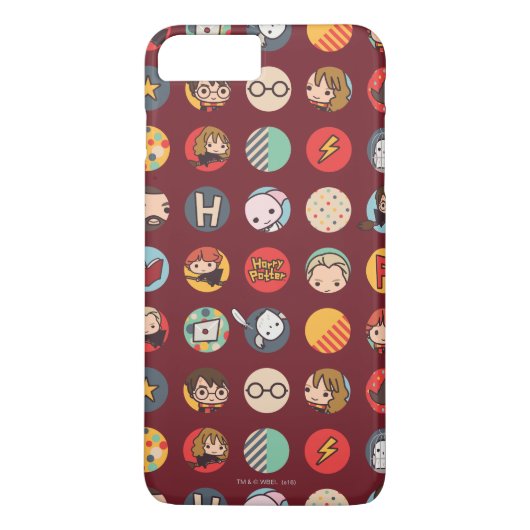 Harry Potter Cartoon Icons Patroon Case-Mate iPhone Case (Achterkant)