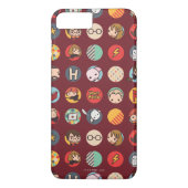Harry Potter Cartoon Icons Pattern Case-Mate iPhone Case (Achterkant)