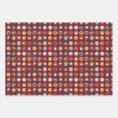 Harry Potter Cartoon Icons Pattern Inpakpapier Vel (Voorkant 3)