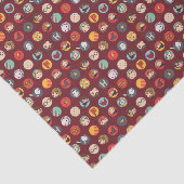 Harry Potter Cartoon Icons Pattern Tissuepapier (Detail)