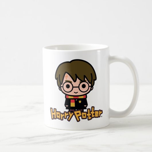 Harry Potter Cartoon Karakter Kunst Koffiemok (Rechts)